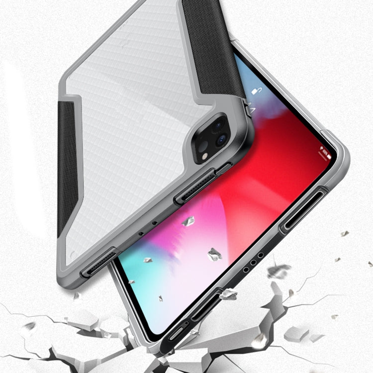 Mutural Yagao Series PC Horizontal Flip Leather Case with Holder & Pen Slot For iPad Air 2022 / 2020 10.9(Grey) - HoMEdemic™ 