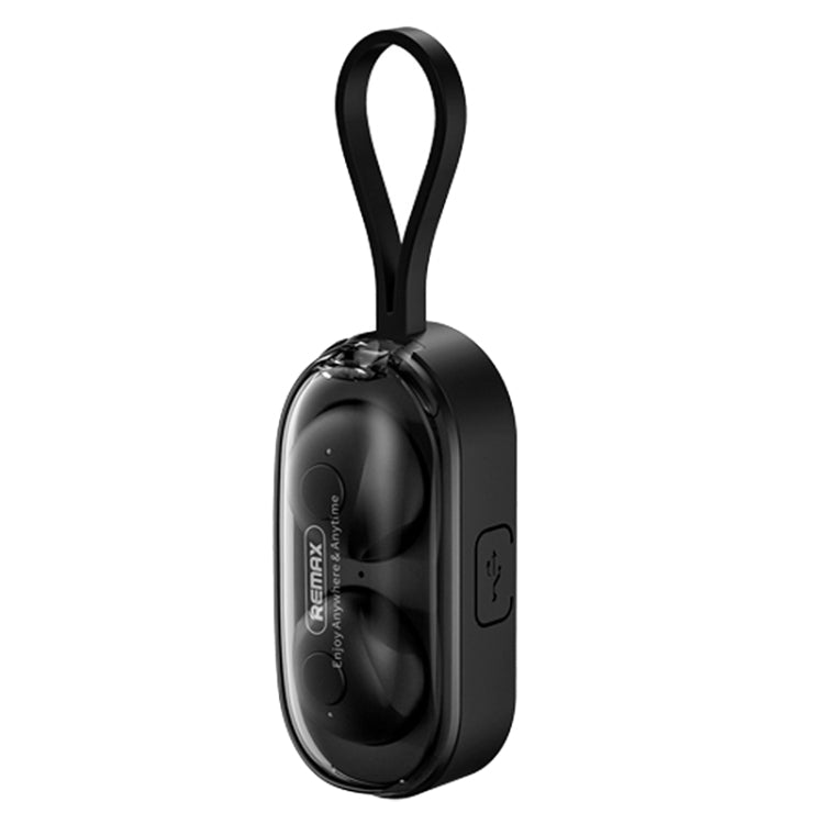 Remax TWS-15 Bluetooth 5.0 Portable Wristband Style True Wireless Stereo Earphone(Black) - HoMEdemic™ 