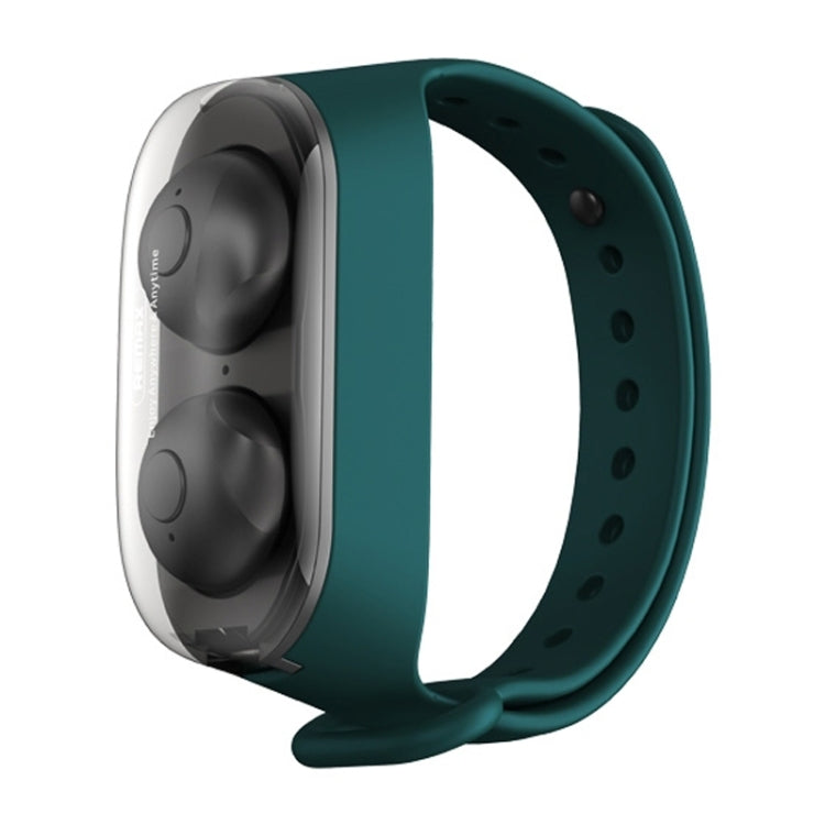 Remax TWS-15 Bluetooth 5.0 Portable Wristband Style True Wireless Stereo Earphone(Green) - HoMEdemic™ 