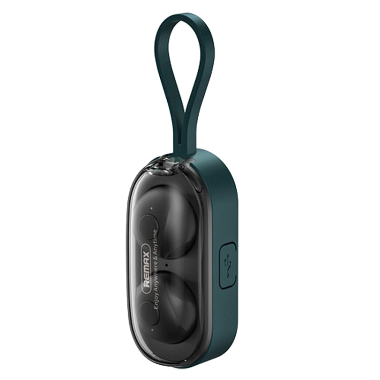 Remax TWS-15 Bluetooth 5.0 Portable Wristband Style True Wireless Stereo Earphone(Green) - HoMEdemic™ 