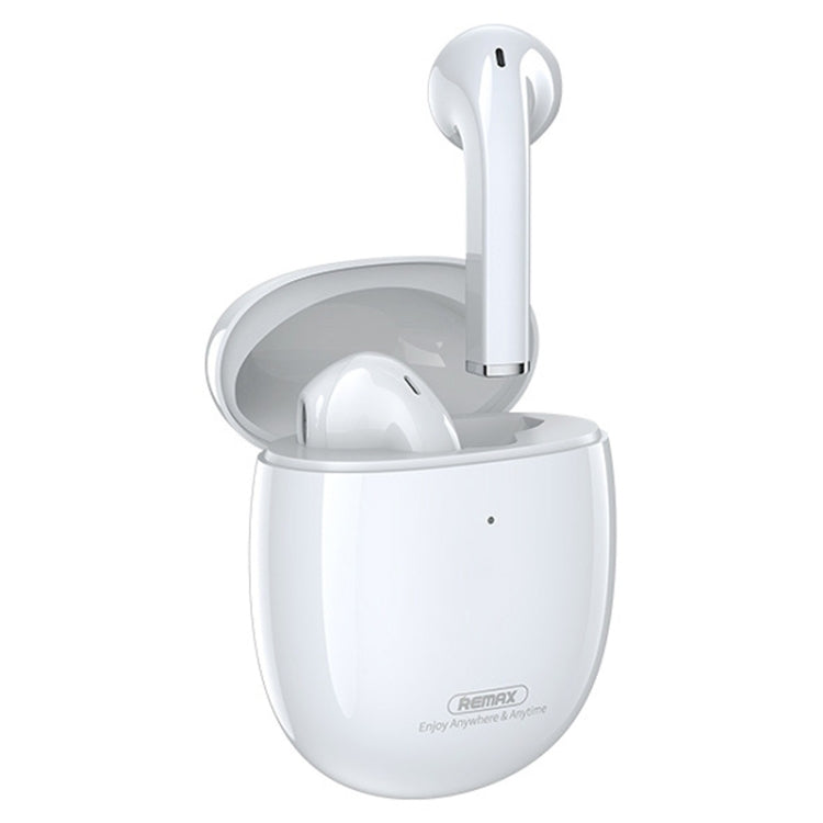 Remax TWS-23 Bluetooth 5.0 Magnetic True Wireless Stereo Bluetooth Earphone(White) - HoMEdemic™ 
