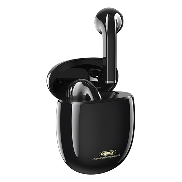 Remax TWS-23 Bluetooth 5.0 Magnetic True Wireless Stereo Bluetooth Earphone(Black) - HoMEdemic™ 