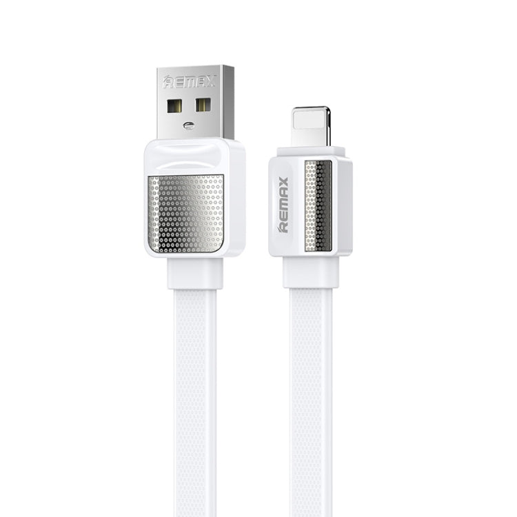Remax RC-154i 2.4A 8 Pin Platinum Pro Charging Data Cable, Length: 1m (White) - HoMEdemic™ 