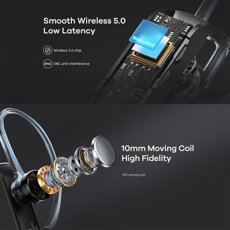 Remax RB-T38 Bluetooth 5.0 Wireless Metal Noise Reduction Bluetooth Earphone(Black) - HoMEdemic™ 