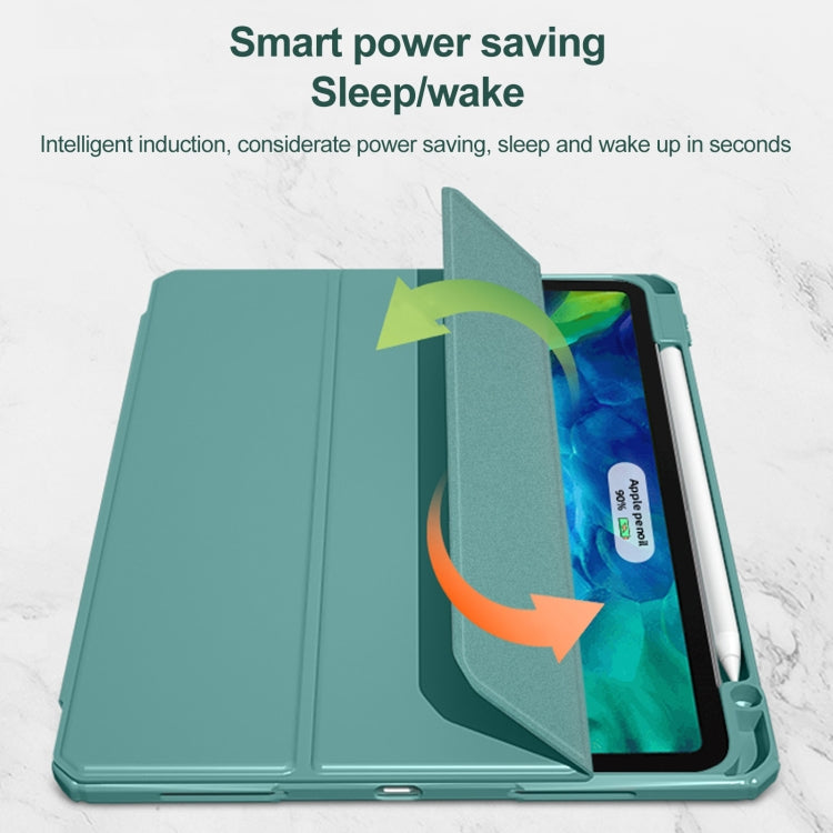 For iPad Pro 11 2022 / 2021 / 2020 Mutural Pinyue Series PC + TPU Horizontal Flip Leather Tablet Case with Holder & Pen Slot & Sleep / Wake-up Function (Purple) - HoMEdemic™ 