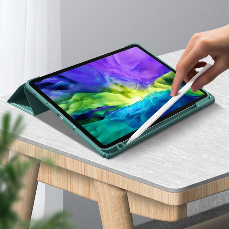 For iPad Pro 11 2022 / 2021 / 2020 Mutural Pinyue Series PC + TPU Horizontal Flip Leather Tablet Case with Holder & Pen Slot & Sleep / Wake-up Function(Sky Blue) - HoMEdemic™ 