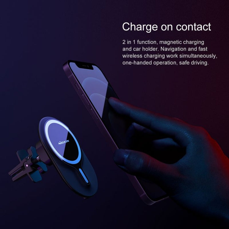 NILLKIN MagRoad Magnetic Car Holder with Wireless Charging - HoMEdemic™ 