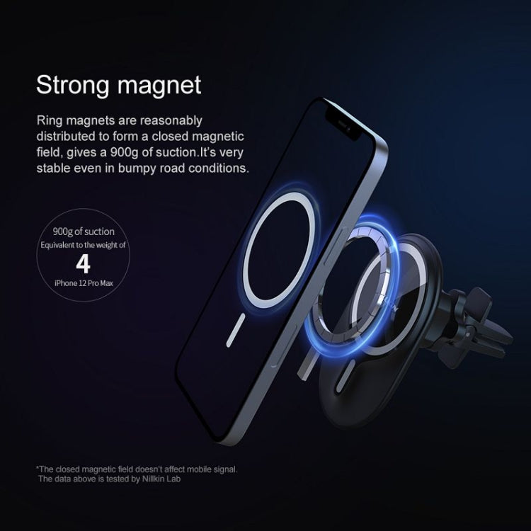 NILLKIN MagRoad Magnetic Car Holder with Wireless Charging - HoMEdemic™ 