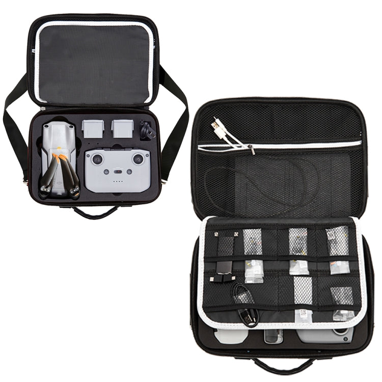 Portable Single Shoulder Storage Travel Carrying Cover Case Box with Baffle Separator for DJI Air 2S(Black + Black Liner) - HoMEdemic™ 