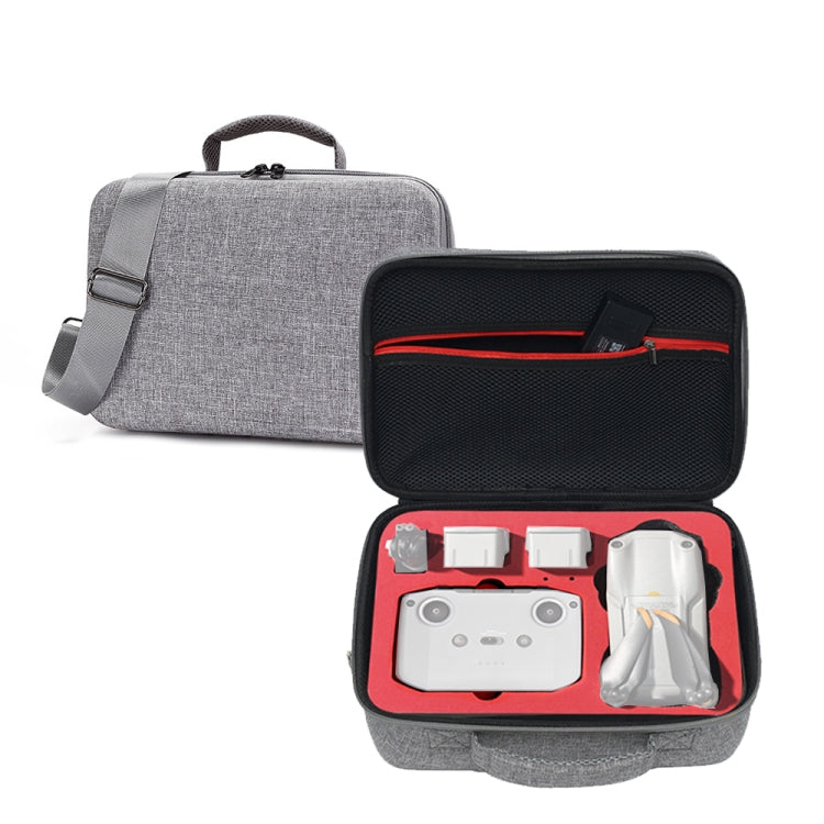 Portable Carry Case Waterproof Scratch-proof Anti-shock Travel Carrying Cover Case Box for DJI Air 2s(Grey+Red Liner) - HoMEdemic™ 