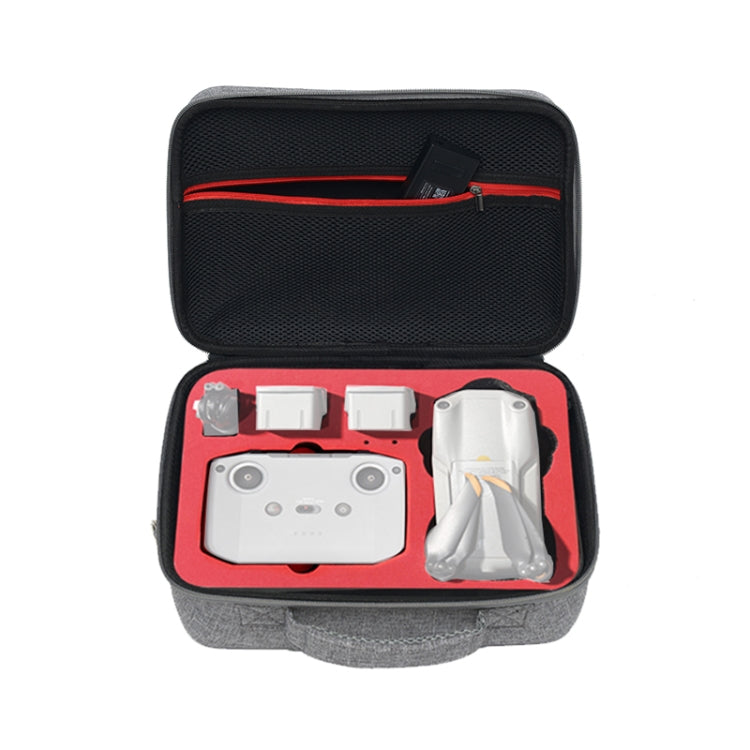 Portable Carry Case Waterproof Scratch-proof Anti-shock Travel Carrying Cover Case Box for DJI Air 2s(Grey+Red Liner) - HoMEdemic™ 