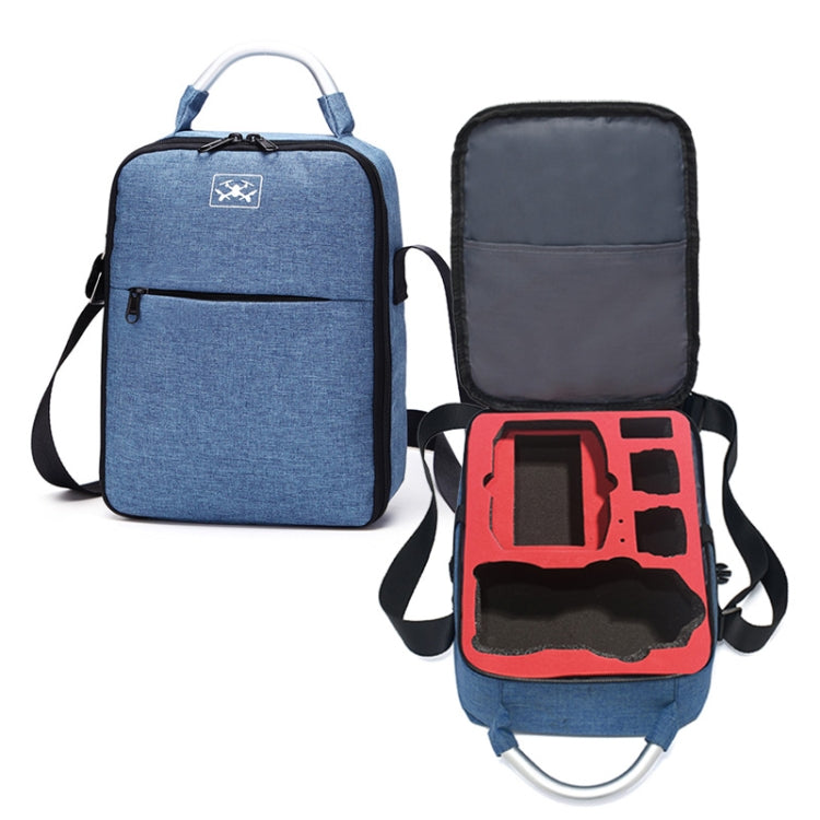 Shockproof Waterproof Single Shoulder Storage Travel Carrying Cover Case Box for DJI Air 2S(Blue+Red Liner) - HoMEdemic™ 