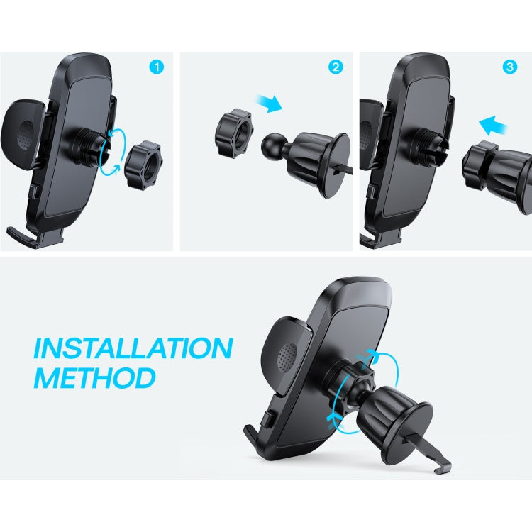 JOYROOM JR-ZS259 360-degree Rotating Stretching Mechanical Car Air Vent Holder for 4.7-6.9 inch Mobile Phones - HoMEdemic™ 