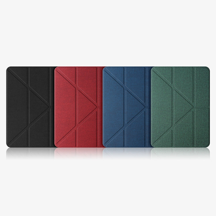 For iPad Pro 11 2022 / 2021 / 2020 Mutural Multi-fold Smart Leather Tablet Case(Red) - HoMEdemic™ 