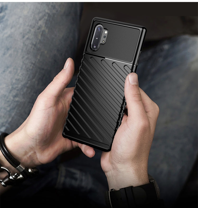 Thunderbolt Shockproof TPU Soft Case, For Galaxy Note 10 Plus, For Xiaomi Mi 9 Lite