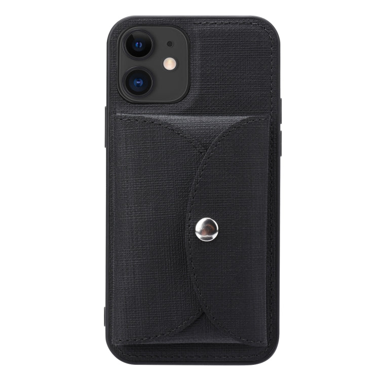 For iPhone 12 Pro ViLi T Series TPU + PU Woven Fabric Magnetic Protective Case with Wallet(Black) - HoMEdemic™ 