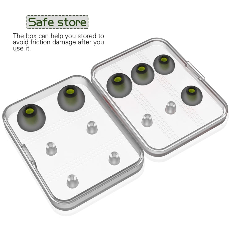 6 Pairs New Bee NB-M1 In-ear Silicone Ear Caps with Storage Box, Suitable for 5mm-7mm Earphone Plugs - HoMEdemic™ 