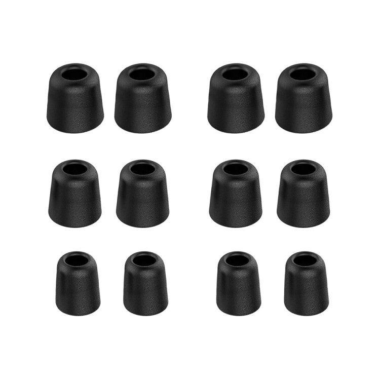 6 Pairs New Bee NB-M1 Slow Rebound Memory Foam Ear Caps with Storage Box, Suitable for 5mm-7mm Earphone Plugs(Black) - HoMEdemic™ 