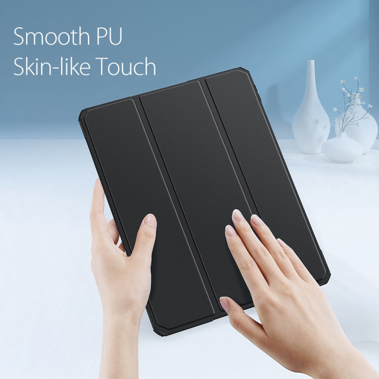 For iPad Pro 11 2022 / 2021 / 2020 DUX DUCIS TOBY Series Shockproof PU Leather + PC + TPU Horizontal Flip Tablet Case with Holder & Pen Slot & Sleep / Wake-up Function(Black) - HoMEdemic™ 