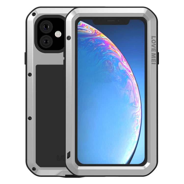 For iPhone 11 Pro Max LOVE MEI Metal Shockproof Waterproof Dustproof Protective Case(Silver) - HoMEdemic™ 