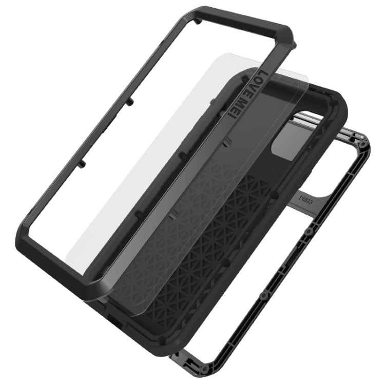 For iPhone 11 Pro Max LOVE MEI Metal Shockproof Waterproof Dustproof Protective Case(Silver) - HoMEdemic™ 