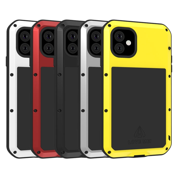For iPhone 11 Pro Max LOVE MEI Metal Shockproof Waterproof Dustproof Protective Case(Silver) - HoMEdemic™ 