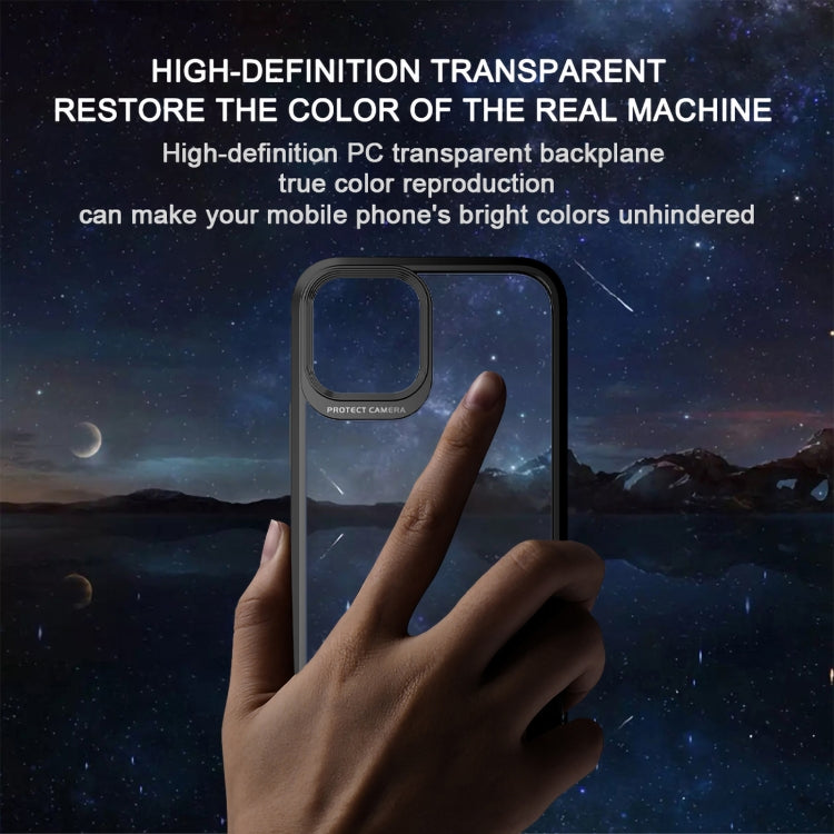 For iPhone 12 / 12 Pro iPAKY MG Series Carbon Fiber Texture Shockproof TPU+ Transparent PC Case(Black) - HoMEdemic™ 