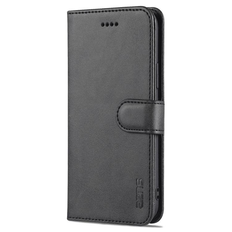 For iPhone 11 Pro AZNS Skin Feel Calf Texture Horizontal Flip Leather Casewith Card Slots & Holder & Wallet (Black) - HoMEdemic™ 