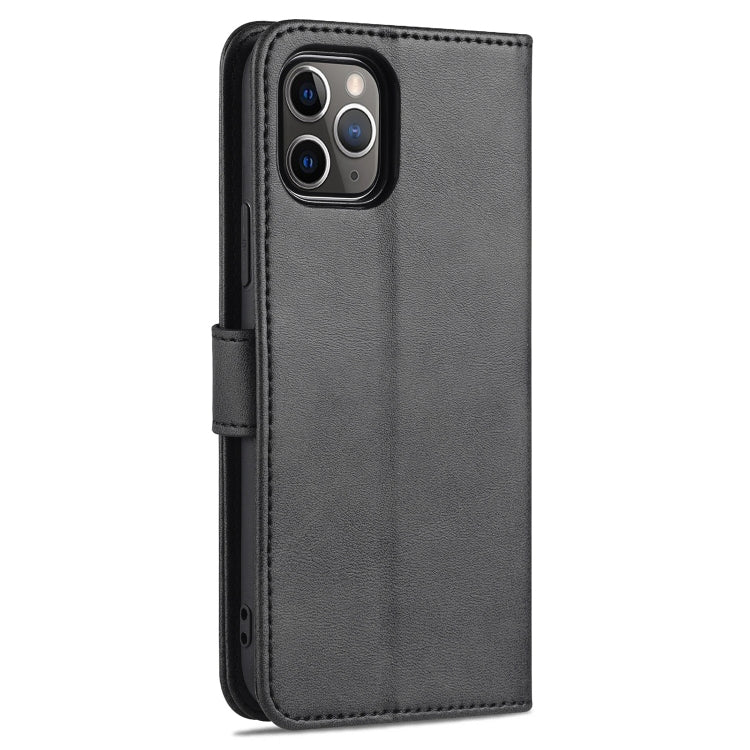 For iPhone 11 Pro AZNS Skin Feel Calf Texture Horizontal Flip Leather Casewith Card Slots & Holder & Wallet (Black) - HoMEdemic™ 