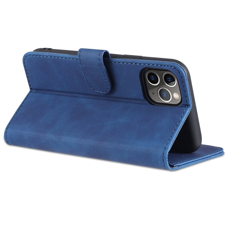 For iPhone 11 Pro AZNS Skin Feel Calf Texture Horizontal Flip Leather Casewith Card Slots & Holder & Wallet (Red) - HoMEdemic™ 