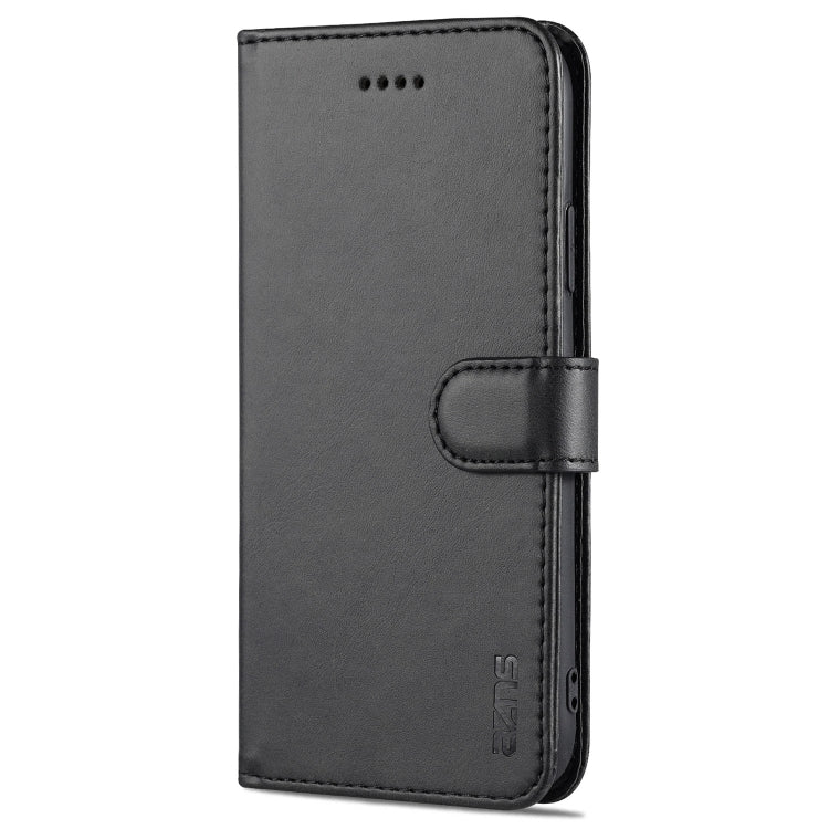 For iPhone 11 AZNS Skin Feel Calf Texture Horizontal Flip Leather Case with Card Slots & Holder & Wallet (Black) - HoMEdemic™ 