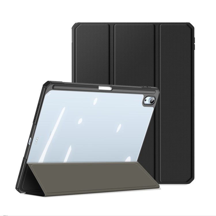 DUX DUCIS TOBY Series Shockproof PU Leather + PC + TPU Flip Smart Case For iPad Air 11 2025 / 2024 / Air 2022 / 2020 10.9(Black) - HoMEdemic™ 