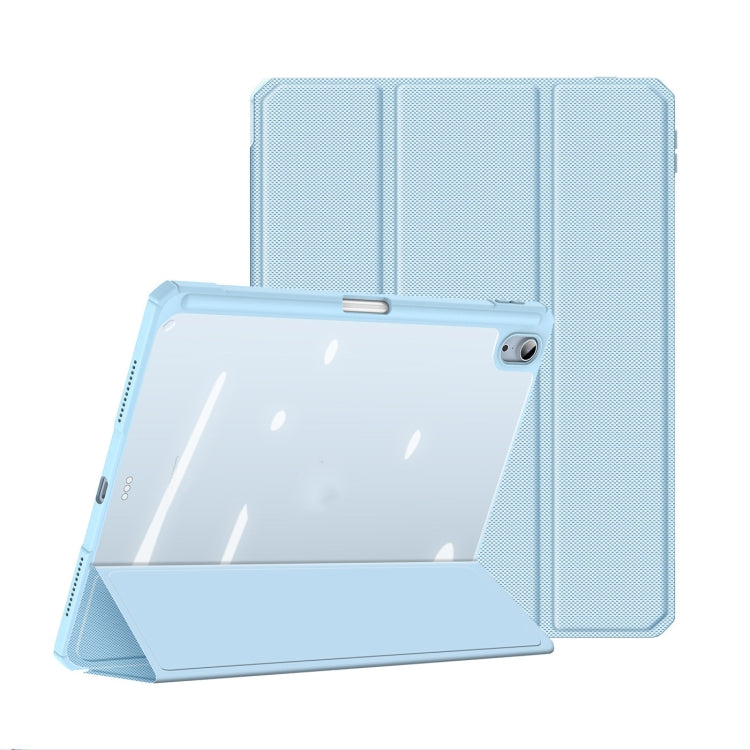 DUX DUCIS TOBY Series Shockproof PU Leather + PC + TPU Flip Smart Case For iPad Air 11 2025 / 2024 / Air 2022 / 2020 10.9(Blue) - HoMEdemic™ 