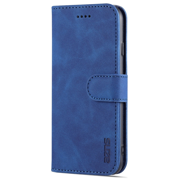 AZNS Skin Feel Calf Texture Horizontal Flip Leather Case with Card Slots & Holder & Wallet For iPhone 7 / 8 / SE (2020)(Blue) - HoMEdemic™ 
