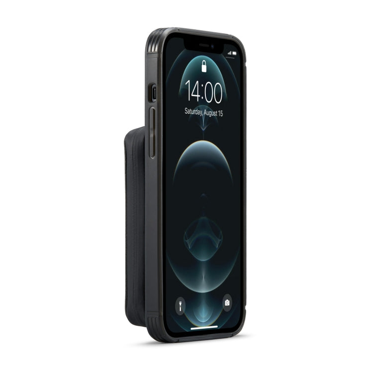 For iPhone 12 Pro Max JEEHOOD Magnetic Zipper Horizontal Flip Leather Case with Holder & Card Slot & Wallet(Black) - HoMEdemic™ 
