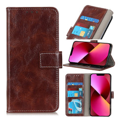 Retro Crazy Horse Texture Horizontal Flip Leather Case with Holder & Card Slots & Photo Frame & Wallet, For iPhone 13 mini, For iPhone 13, For iPhone 13 Pro, For iPhone 13 Pro Max - HoMEdemic™ 