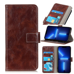 Retro Crazy Horse Texture Horizontal Flip Leather Case with Holder & Card Slots & Photo Frame & Wallet, For iPhone 13 mini, For iPhone 13, For iPhone 13 Pro, For iPhone 13 Pro Max - HoMEdemic™ 