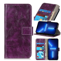 Retro Crazy Horse Texture Horizontal Flip Leather Case with Holder & Card Slots & Photo Frame & Wallet, For iPhone 13 mini, For iPhone 13, For iPhone 13 Pro, For iPhone 13 Pro Max - HoMEdemic™ 