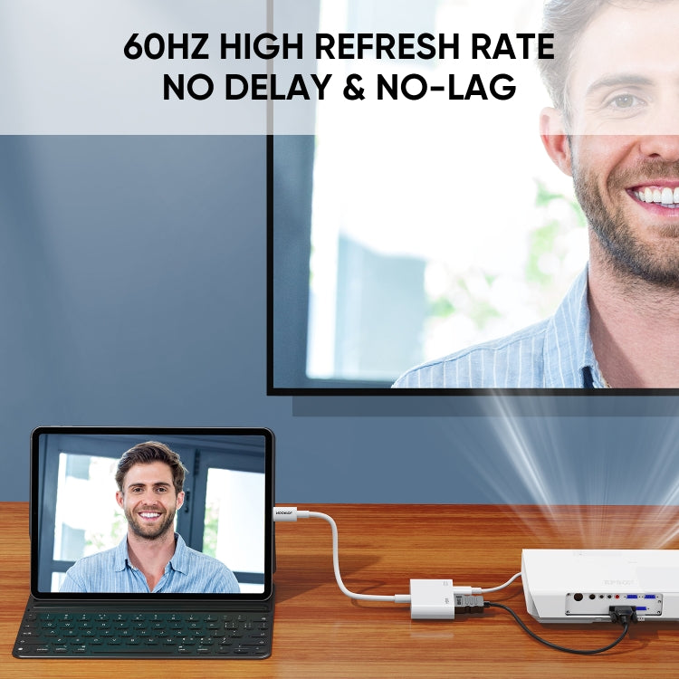 JOYROOM S-H141 1080P 8 Pin to HDMI Converter Adapter(White) - HoMEdemic™ 