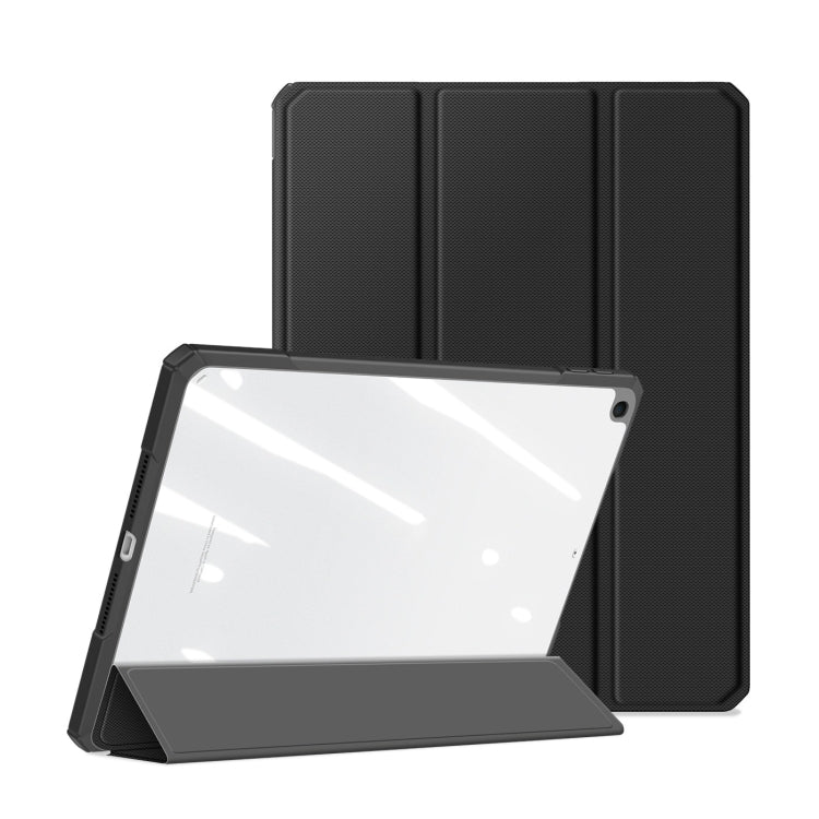 DUX DUCIS TOBY Series Shockproof PU Leather + PC + TPU Horizontal Flip Case with Holder & Pen Slot & Sleep / Wake-up Function For iPad 9.7 inch 2017 / 2018(Black) - HoMEdemic™ 