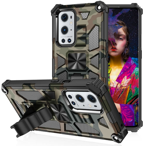 Camouflage Armor Shockproof TPU + PC Magnetic Protective Case with Holder - HoMEdemic™ 