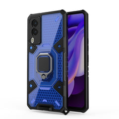 Space PC+TPU Ring Holder Protective Case, For vivo V21e 5G, For iPhone 13 Pro Max - HoMEdemic™ 