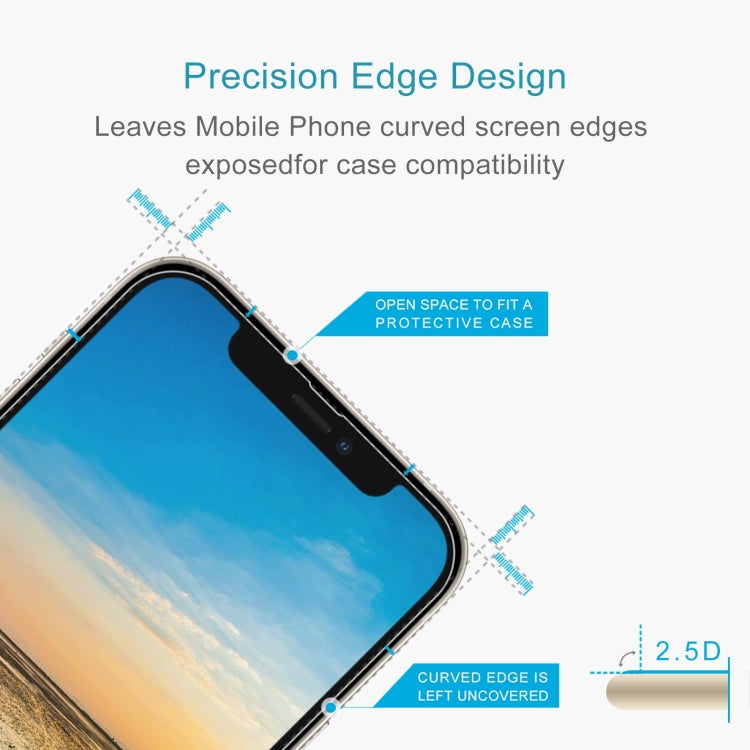 For iPhone 16e / 13 / 13 Pro 0.26mm 9H 2.5D Tempered Glass Film - HoMEdemic™ 