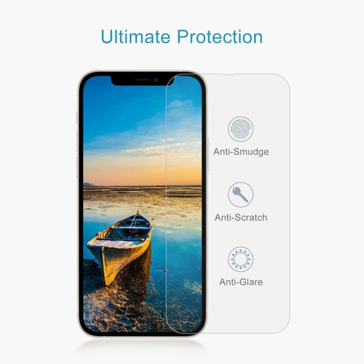 For iPhone 16e / 13 / 13 Pro 0.26mm 9H 2.5D Tempered Glass Film - HoMEdemic™ 
