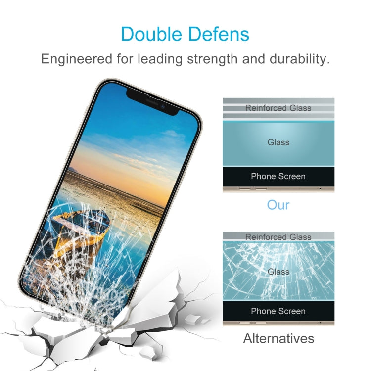 For iPhone 16e / 13 / 13 Pro 0.26mm 9H 2.5D Tempered Glass Film - HoMEdemic™ 