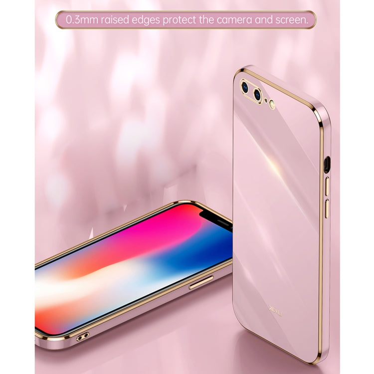 XINLI Straight Edge 6D Electroplate TPU Phone Case For iPhone 6 / 6s(Mint Green) - HoMEdemic™ 
