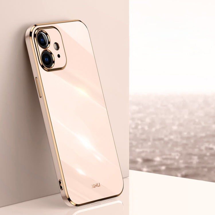 For iPhone 11 XINLI Straight Edge 6D Electroplate TPU Phone Case (Pink) - HoMEdemic™ 