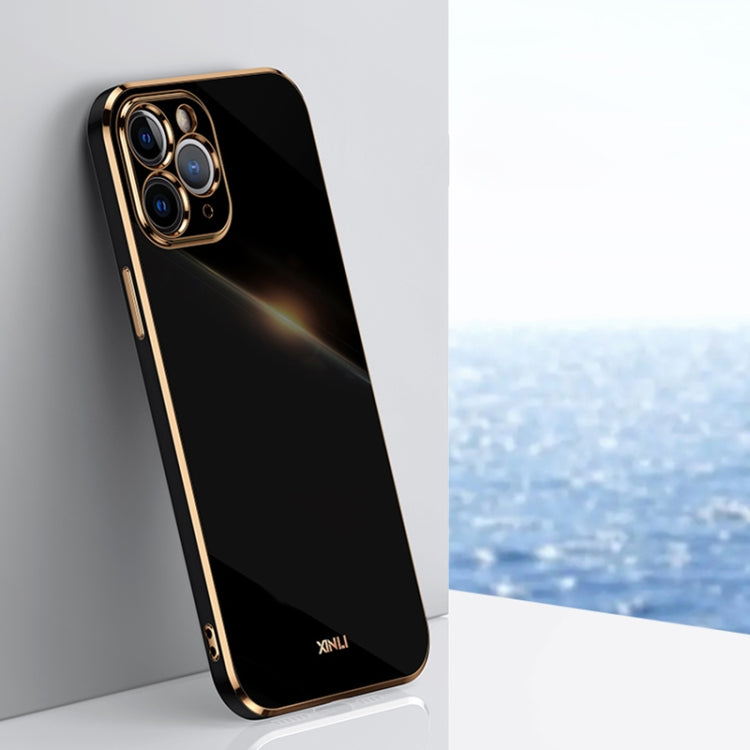 For iPhone 11 Pro XINLI Straight Edge 6D Electroplate TPU Phone Case (Black) - HoMEdemic™ 