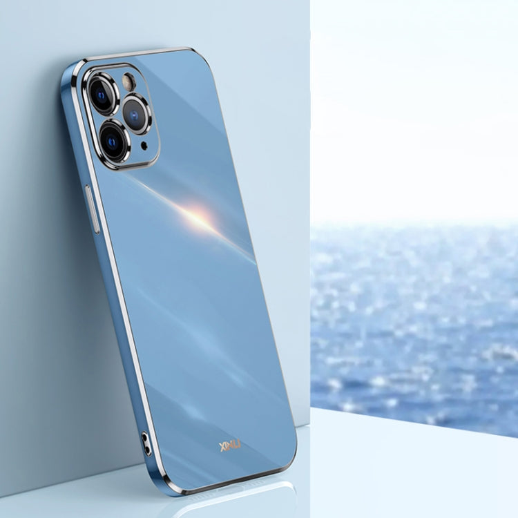 For iPhone 11 Pro XINLI Straight Edge 6D Electroplate TPU Phone Case (Celestial Blue) - HoMEdemic™ 