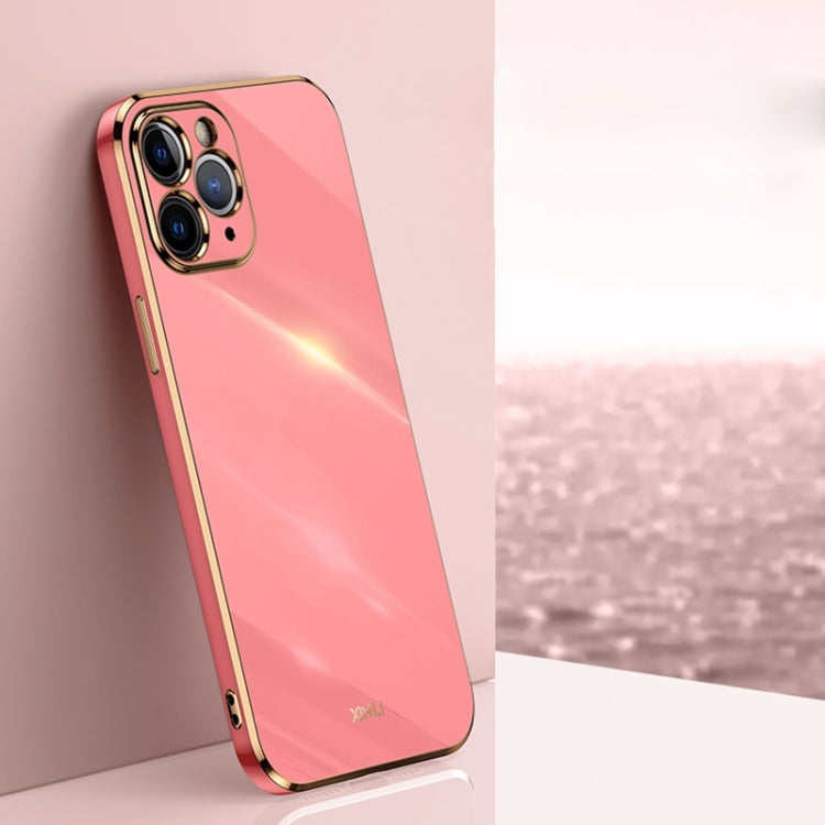 For iPhone 11 Pro XINLI Straight Edge 6D Electroplate TPU Phone Case (Hawthorn Red) - HoMEdemic™ 